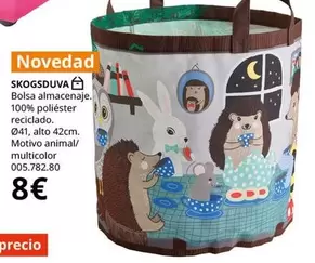 Oferta de Skolsa Almacenaje 100% Poliester Reciclado. por 8€ en IKEA