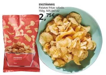 Oferta de Enstammig - Patatas Fritas Salado por 2,75€ en IKEA