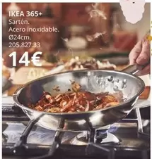 Oferta de IKEA 365+ - Ikea 365+ Sarten. Acero Inoxidable. por 14€ en IKEA