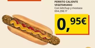 Oferta de Perrito Caliente Vegetariano por 0,95€ en IKEA