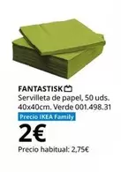 Oferta de Ikea - fantasdisk - Servilleta De Papel, 50 Uds. por 2€ en IKEA