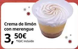 Oferta de Crema De Limon Con Merengue por 3,5€ en IKEA