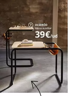 Oferta de OLSERO - Mesa Auxiliar por 39€ en IKEA