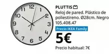 Oferta de Ikea - Reloj De Pared por 5€ en IKEA