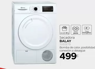 Oferta de Balay - Secadora por 499€ en Tien 21