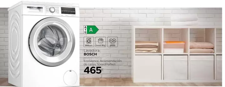 Oferta de Bosch - Lavadora por 465€ en Tien 21