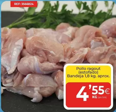 Oferta de Pollo Ragout (estofado) por 4,55€ en CashDiplo