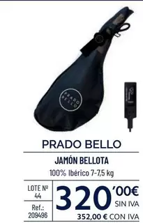 Oferta de Prado Bello - Jamon Bellota por 320€ en Makro