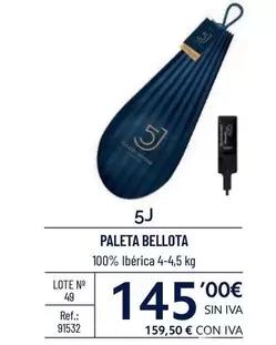 Oferta de Bellota - 5J - Paleta por 145€ en Makro