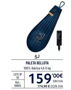 Oferta de Bellota - 5J - Paleta por 159€ en Makro