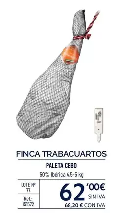 Oferta de Finca Trabacuartos -  Paleta Cebo por 62€ en Makro