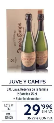 Oferta de Juvé Y Camps - D.O. Cava Reserva De La Familia por 29,99€ en Makro