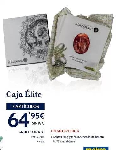 Oferta de Blazquez - Charcuteria por 64,95€ en Makro