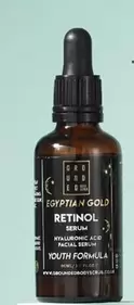 Oferta de Grounded - "Egyptian Gold Retinol Serum" por 27€ en Ryanair