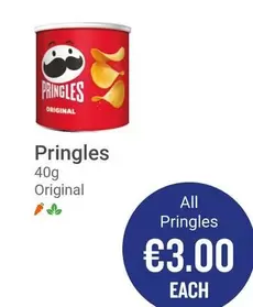 Oferta de Pringles - Original por 3€ en Ryanair