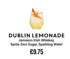 Oferta de Dublin Lemonade por 9,75€ en Ryanair