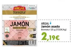 Oferta de Argal - Jamón Asado por 2,19€ en Hiper Usera