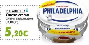 Oferta de Philadelphia - Queso Crema por 5,2€ en Hiper Usera