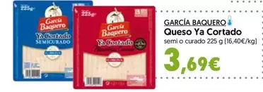 Oferta de García Baquero - Queso Ya Cortado por 3,69€ en Hiper Usera