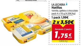 Oferta de La Lechera - Natillas por 1,99€ en Hiper Usera