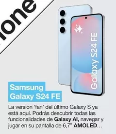 Oferta de Samsung - Galaxy S24 Fe en Orange