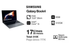 Oferta de Samsung - Galaxy Book4 por 17€ en Orange