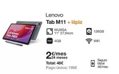 Oferta de Lenovo - tablet en Orange