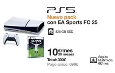 Oferta de Total - Nuevo Pack Con Ea Fc 25 por 10€ en Orange