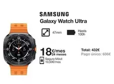 Oferta de Samsung - Galaxy Watch Ultra por 636€ en Orange