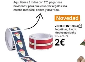 Oferta de Vinterfint 2024 Pegatinas por 2€ en IKEA