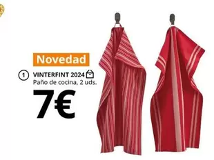 Oferta de Vinterfint 2024 Paño De Cocina por 7€ en IKEA