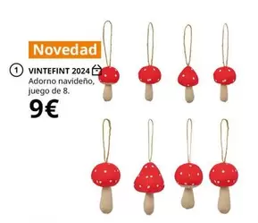 Oferta de Adorno Navideño por 9€ en IKEA