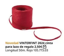 Oferta de Vinterfint 2024 Cinta Para Lazo De Regalo por 2,5€ en IKEA