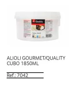 Oferta de Quality  - Alioli Gourmet Cubo 1850ml en Gros Mercat