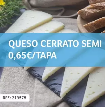 Oferta de Queso Cerrato Semi por 0,65€ en Gros Mercat