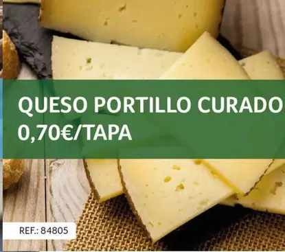 Oferta de Queso Portillo Curado por 0,7€ en Gros Mercat