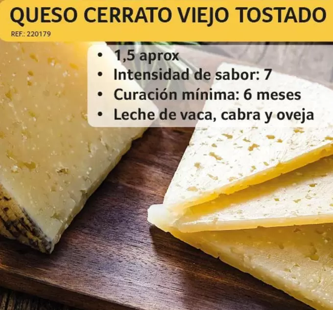 Oferta de Queso Cerrato Viejo Tostado en Gros Mercat