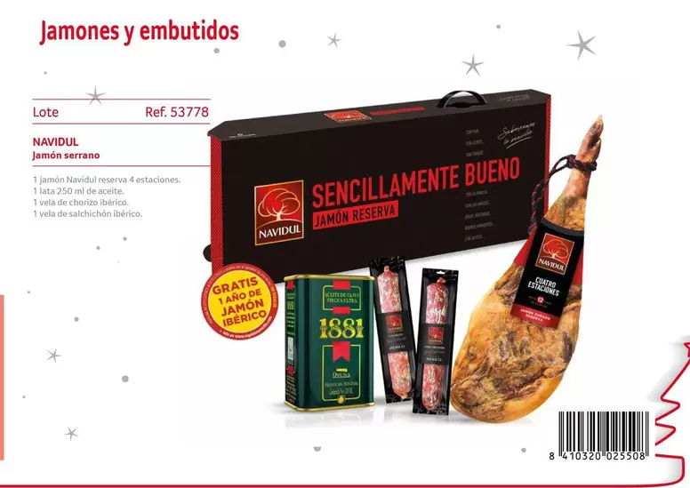 Oferta de Navidul - Jamón Serrano en Gros Mercat