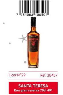 Oferta de Santa Teresa - Ron Gran Reserva en Gros Mercat