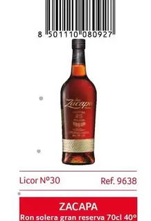 Oferta de Zacapa - Ron Solera Gran Reserva en Gros Mercat