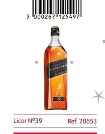 Oferta de Johnnie Walker - Whisky Black en Gros Mercat