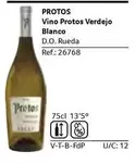 Oferta de Protos - Vino  Verdejo Blanco D.O. Rueda en Gros Mercat