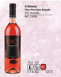 Oferta de Eternium - Vino Rosado  en Gros Mercat