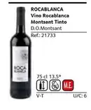 Oferta de Rocablanca - Vino  Montsant Tinto D.O. Montsant en Gros Mercat