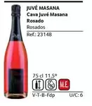 Oferta de Juvé Masana - Cava Rosado en Gros Mercat