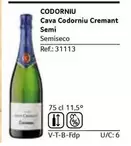 Oferta de Codorniu - Cava Cremant Semi en Gros Mercat