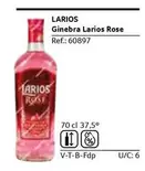 Oferta de Larios -  Ginebra  Rose en Gros Mercat