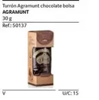 Oferta de Agramunt - Turrón Chocolate Bolsa en Gros Mercat