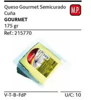 Oferta de Gourmet - Queso  Semicurado Cuña en Gros Mercat