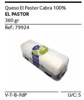 Oferta de El Pastor - Queso Cabra 100% en Gros Mercat